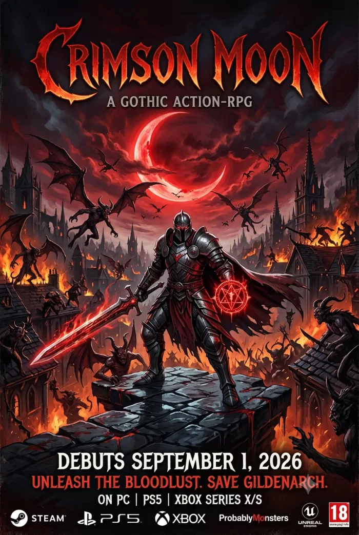 Crimson Moon - gotycki action RPG do ogrania niebawem